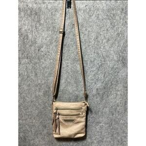 STONEMOUNTAINUSA Leather Crossbody Bag Purse Adjustable/Removable Strap Beige